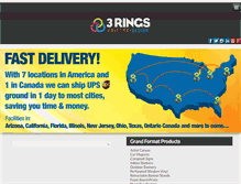 Tablet Screenshot of 3ringsprinting.com